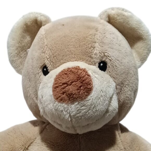 Build-a-Bear Plush‎ 14" Stuffed Teddy Bear Embroidered Eyes Beige Fur - Picture 5 of 7